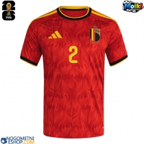 Moški Nogometni dresi Belgija Zeno Debast #2 Domači SP 2026 Kratek Rokav